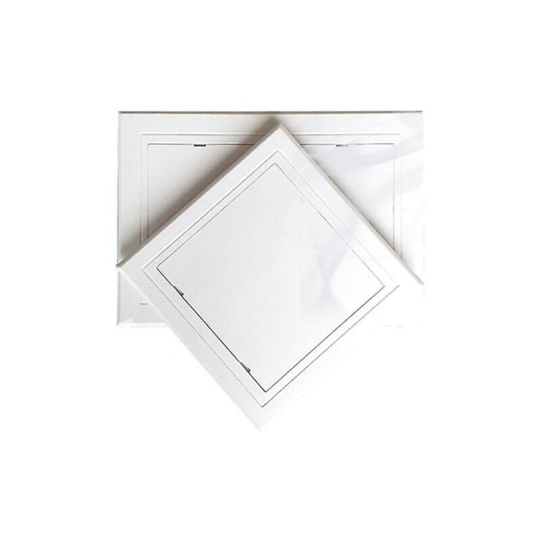 2 stk. Inspektionsluge Justerbare Lukker Og Døre Premium Kvalitet Hvid Abs Plast Størrelser Valgbare. 10x15cm