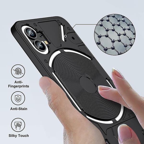 Pc-puhelinkotelo Nothing Phone 1:lle Black