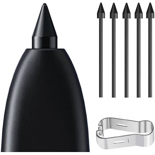 5 stk. bløde spidser/penne til Samsung Galaxy S22 Ultra S Pen-penneudskiftning Bløde penne [0,7 mm] [4096 tryksensor] Til Samsung Galaxy S22 Pen-penne (5*s