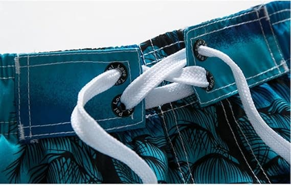 Badshorts för män, surfshorts, plus size med nätfoder