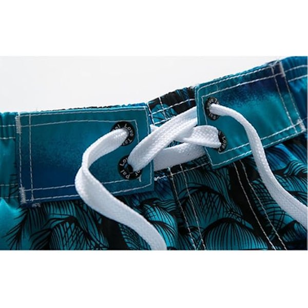 Herr sommarsemester strandshorts badbyxor surfing boardshorts plus size med meshfoder