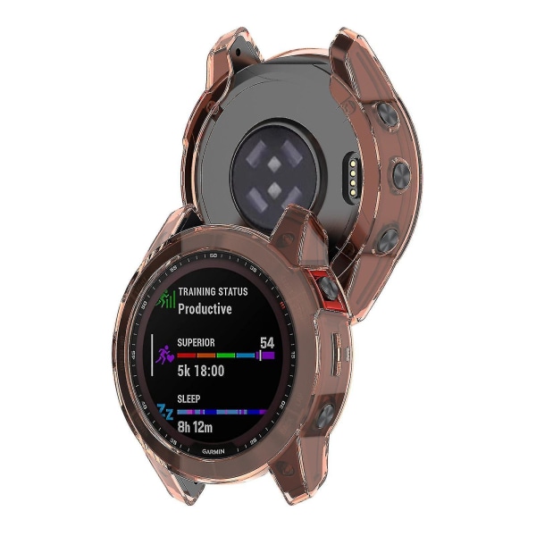 Case för Garmin Fenix ​​7x Smart Watch Housing Shell Protective Soft Cover