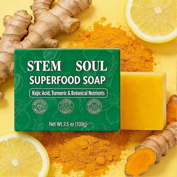 Superfood Tvål Gurkmeja Citron Tvål