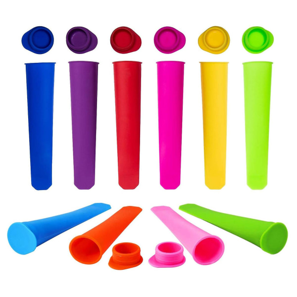 10 Pcs Silicone Ice Popsicle Molds Bpa Free