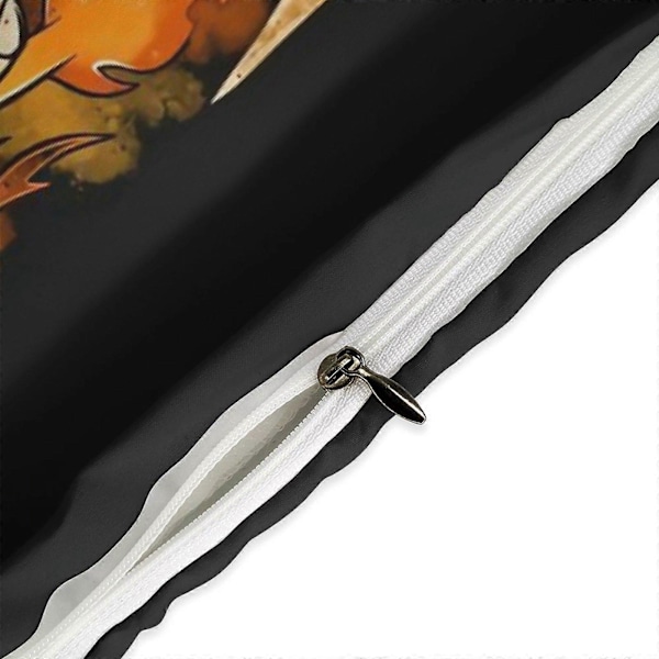 v218 Sengesett Pokmon Charizard 3-delt Sett Full/Queen Size - Vendbare Mikrofiberdyner med Putetrekk Mykt Lett Sengeteppe C 240x260cm 94x102in
