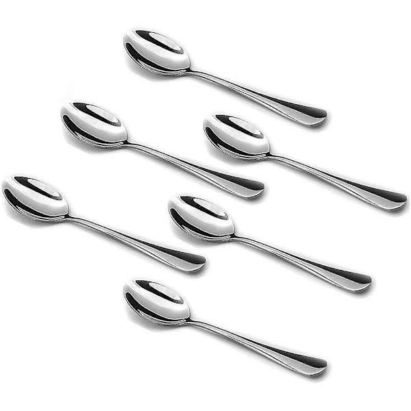 20 stk. espressoskeer, 4,5 tommer mini rustfrit stål kaffeskeer