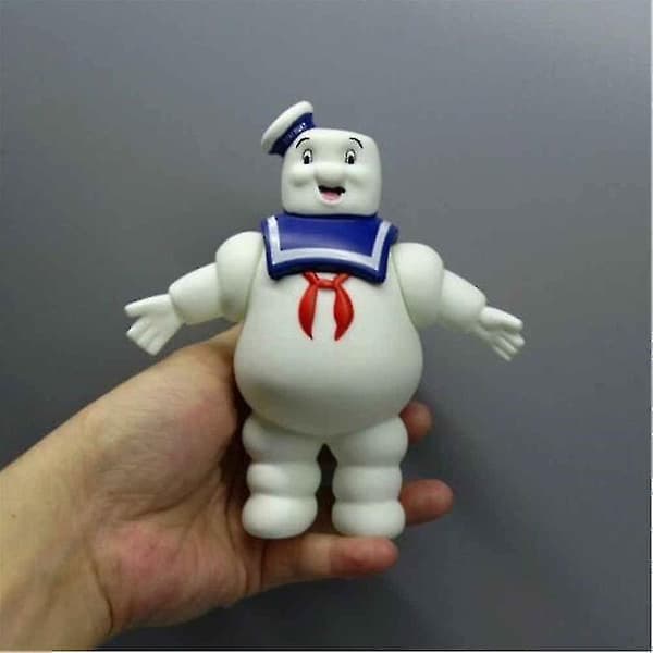 Marshmallow Man + Slimer Vihreä Kummitus Ghostbusters Toimintahahmo Lelu Lapsille Nuket