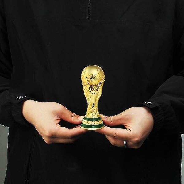 2022 VM-fotbollstrofé Replika Fotbollspris Fotbollsfans Souvenirer 5 tum Hög-blank
