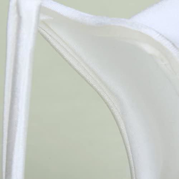 2/Pack Miesten Joustava C-String Thong Alusvaatteet Näkymätön Pikkuhousut Valkoinen Musta