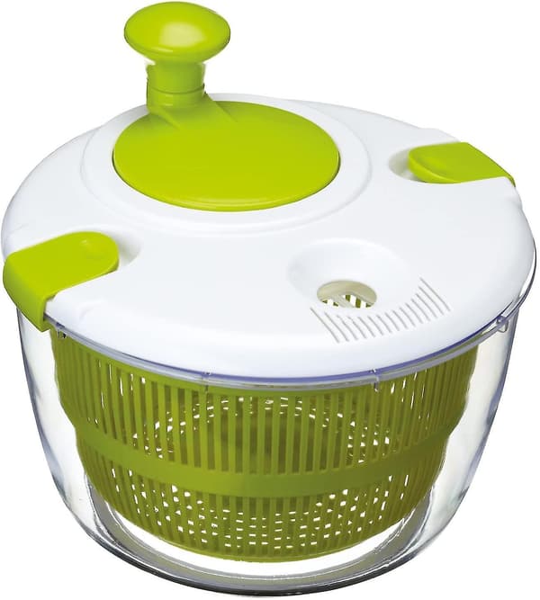 Deluxe salladsslunga och dressinghjälp i presentförpackning, BPA-fri plast, (25 cm)