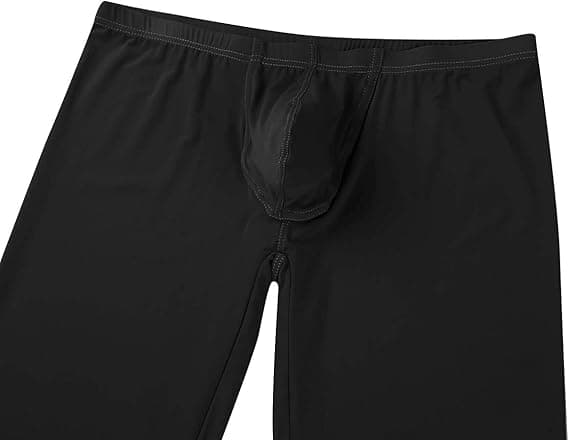 Silke badeshorts til mænd med frontlomme, tæt kompression, teknisk undertøj.