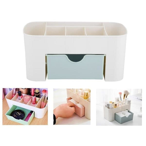 Makeup-stativ / Makeup-opbevaring - Organiser din makeup Hvid white