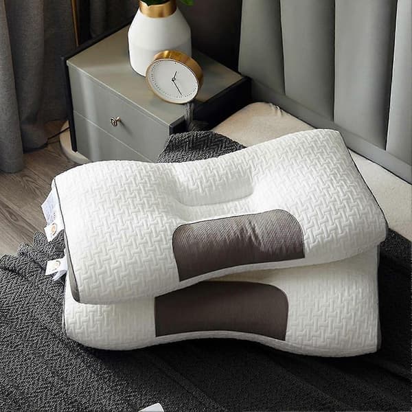 Ergonomically Designed Pillow Quick Recovery Support Pillow for Shoulder and Neck Stiffness or Strain Wave Medium