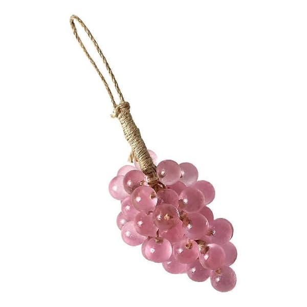 Kristallklar druvtvål, söt simuleringsdruvtvål, badrumsdekor och present pink 1pcs