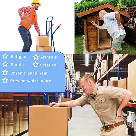 Alaselän tuki raskaaseen nostoon