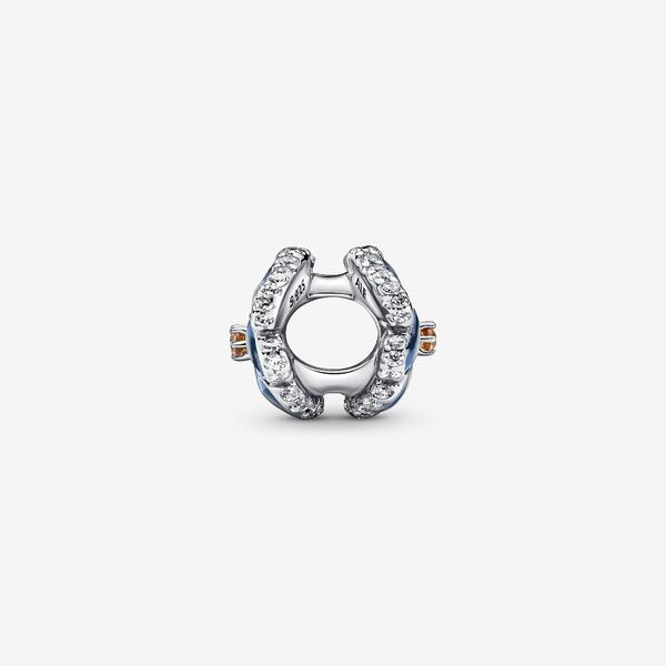 Pandora - Blå penséblomma berlock - Sterlingsilver