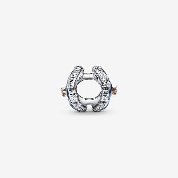 Pandora - Blå stemorsblomst charm - Sterlingsølv