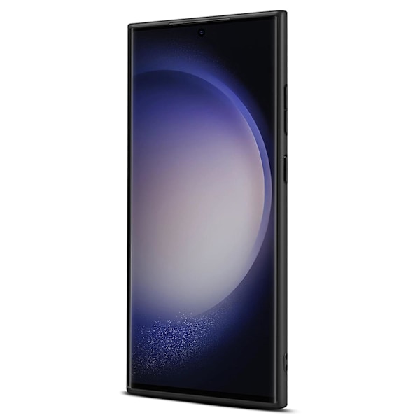 DENIOR Mobilskal för Samsung Galaxy S24 Ultra med Elastiskt Kortfack, PU-Läder, Bakskydd - Grå