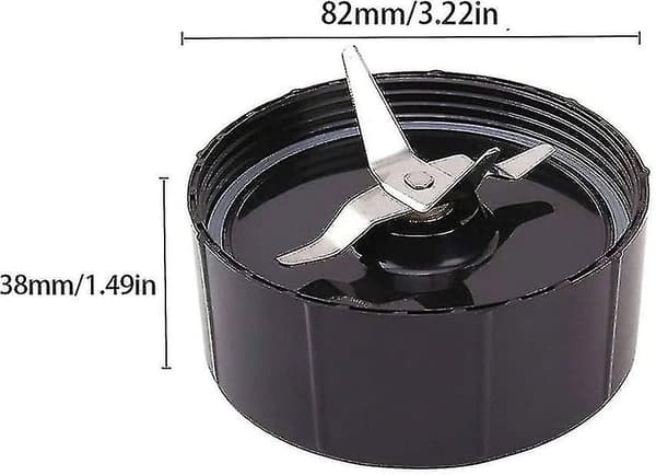 Reservedele til blender - Udskiftningsdel til Magic Bullet - Farverig Magic Bullet reservedel (sort) 1 stk.