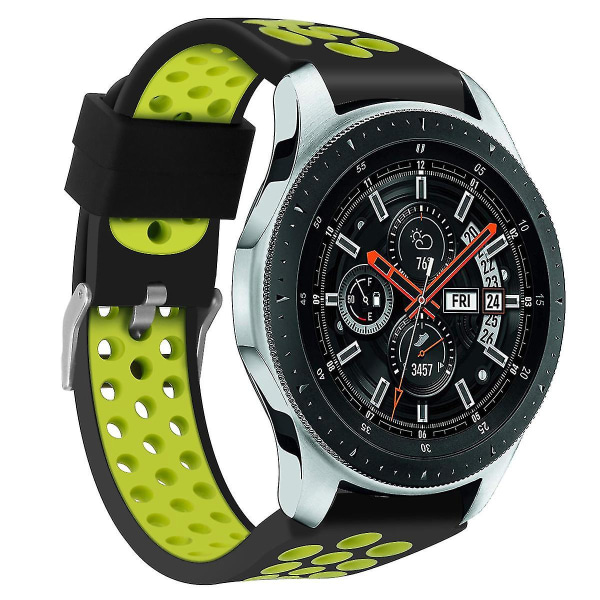 Kompatibel med Samsung Watch 4 Classic 46 mm Åndbar Silikone Sport Rem til Kvinder Mænd