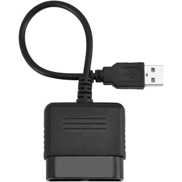 PS2 til USB adapter PS2-controller til USB abs sort til Sony Playstation 2 PS2-controller til USB adapter konverter til PS3 Windows PC