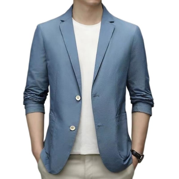 Men's Casual Blazer Sport Coat Two Button Lightweight Slim Fit Business Jackets