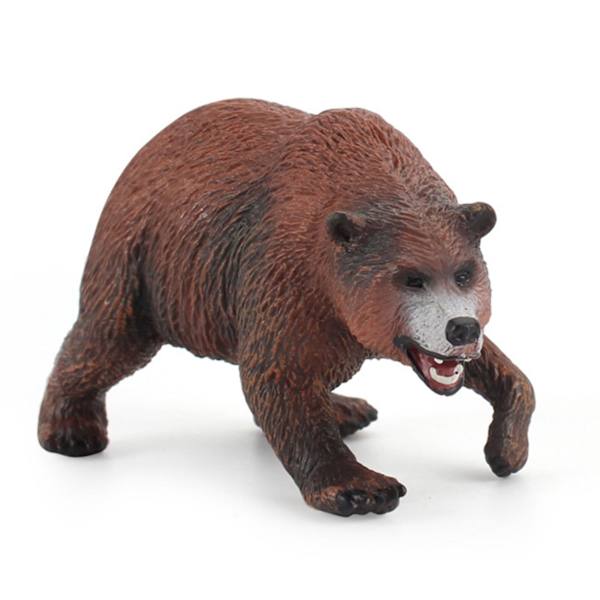 Björn/panda Solid Pvc Actionfigur Skrivbordsdekoration Samlarobjekt C