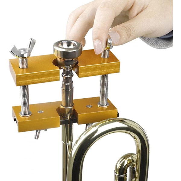 Munstyckspullare för trumpet, munstyckspullare i mässing, reparationsverktyg för mässingsinstrument, professionell aluminium, munstyckspullare i aluminium för trumpet