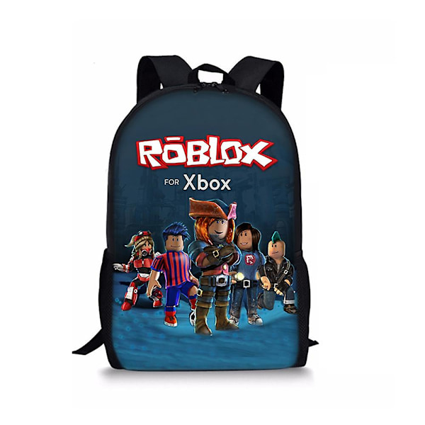 Roblox Ryggsekk for Gutter og Jenter - Skolesekk for Studenter - Dagstursekk - Gamer Gave C