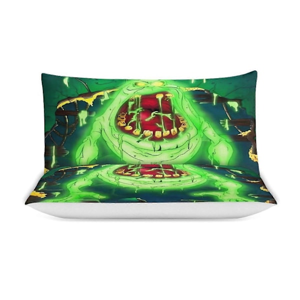 x595 Ghostbusters -pussilakanasetti, mikrokuituinen vuodevaatesetti, 3D-painettu kevyt 3-osainen peittosetti, 1 pussilakana ja 2 tyynyliinaa lapsille ja pojille 135x200cm 53x78in