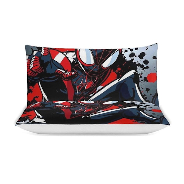 v278 Spider-Man 3-delat Bäddset för Enkelsäng - Inkluderar 1 Enkelt Täcke och 2 Örngott - Färgbeständig Mikrofiber - Spider io278 200x200cm 78x78in