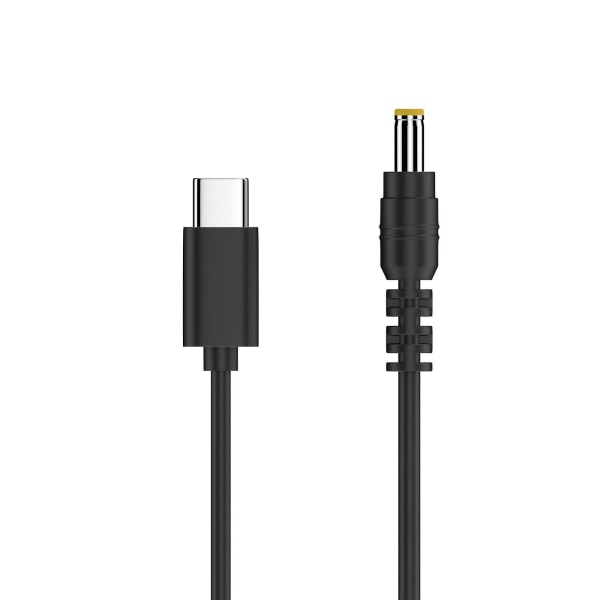 Typc till power 4,9 fot 12v usb-c kontakt till 5,5 x 2,1 mm 3,5x1,35 mm kabel 5.5x2.5mm