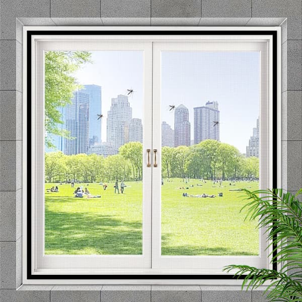 Cuttable Mosquito Net for Windows, Velcro, 150x180, White
