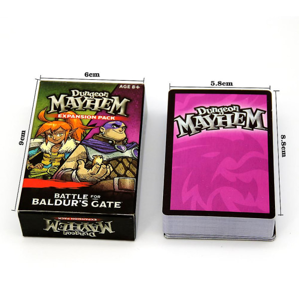 Bordskort Dungeon Mayhem Dungeons Of Chaos Full English Monster Madness Strategispel Dungeon Expansion