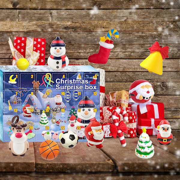 Juleoverraskelse Blind Box Adventskalender Blind Box