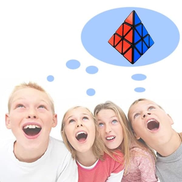 Speed Cube Pyraminx Trekant Magisk Kubbe Puslespill Gjennombruddstenkning