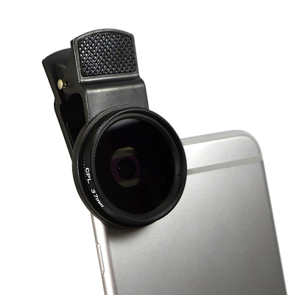 37mm Cpl Mobiltelefon Polariser Universal Clip-On Cirkelpolariserfilter Til Fjern Reflektioner