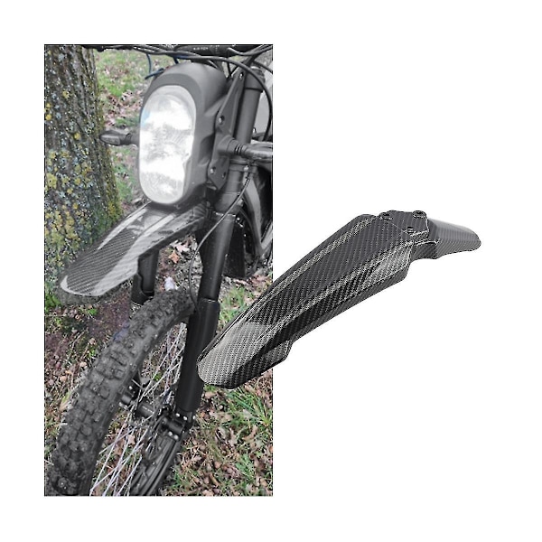Elektrisk Dirt Bike Mudguard til Sur-Ron Forhjul - Om Sur-Ron Light Bee Forhjulsmudguard Motorcykel Tilbehør carbon fiber