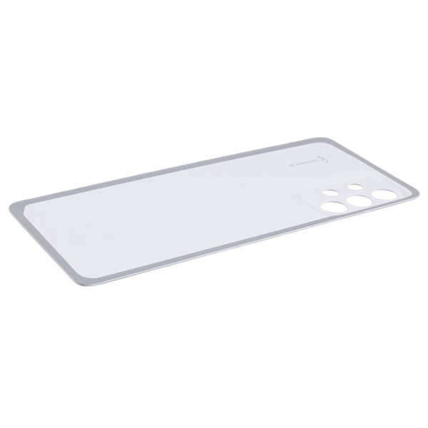 Til Samsung Galaxy A73 5G A736 Bagbatteri Dæksel Udskiftning (uden Logo) - Grøn Multicolor White