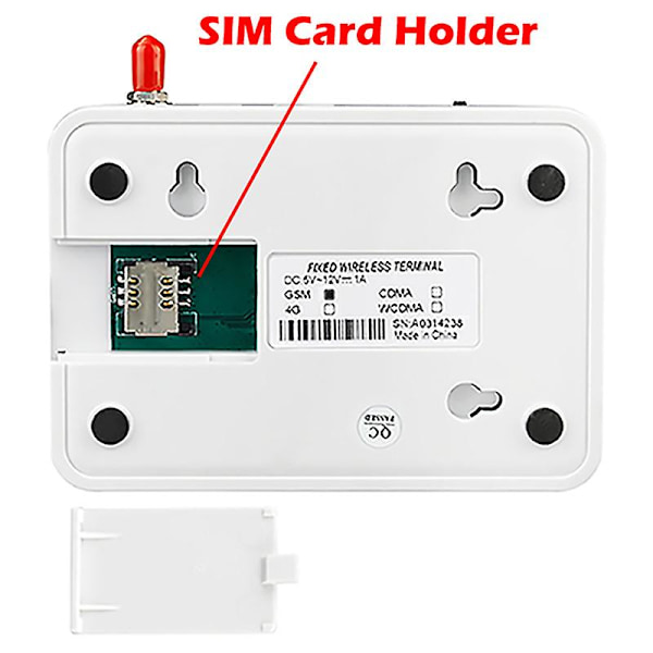 Fast telefonterminal för fasta trådlösa terminaler Band Gsm Sim-kort Telefonlinje Skrivbordssamtal Uppringare Gsm850/900/1800/1900mhz white