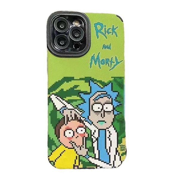 Anime Rick And Morty -puhelinkotelo suojakotelo yhteensopiva Apple iPhone 12/11/xr:n kanssa iPhone 12