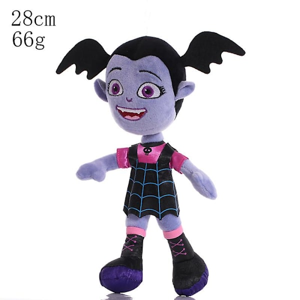 Caraele Vampyr Flicka Plysch Vampirina Dsn Plyschdocka Barnleksaker Style 297 Standing height 28cm
