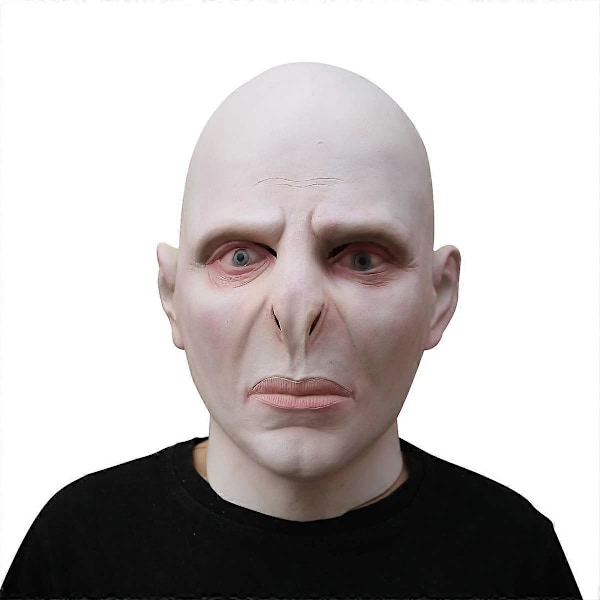 Voldemort Maske Dæmon Skræmmende Halloween Maske Realistisk Latex Maske Fuld Maske Cosplay Rekvisitter til Voksne