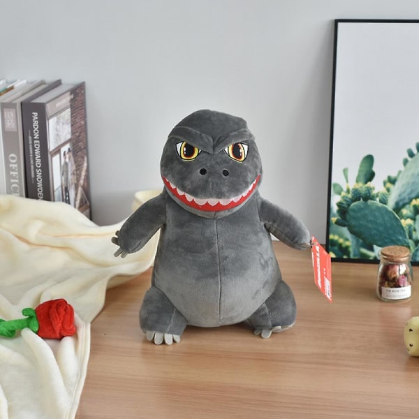 Dinosaur Plys Legetøj Drage Monster Plys Dukke Til Godzilla Udstoppet Dyr Fødselsdagsfest Grå 20cm/8inch