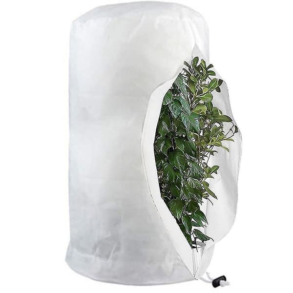 Frostskyddspåsar för växter, återanvändbara växtskyddspåsar med dragsko, trädgårdsfleece påsar vinter Vit-FM-Vit White L-120x180cm