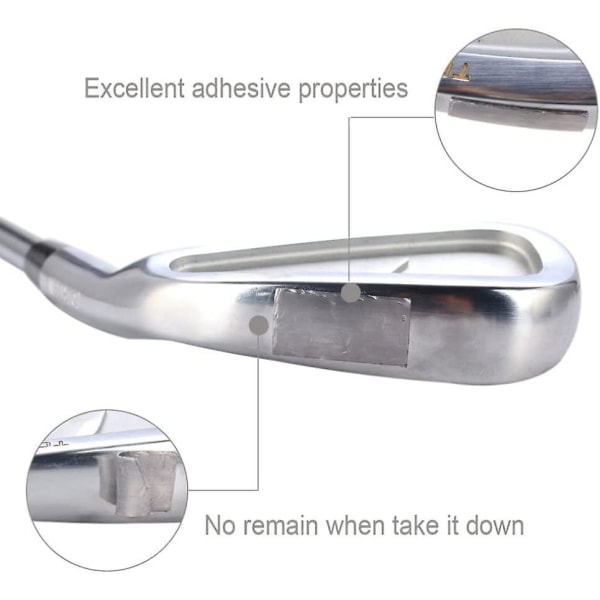 Syksyn tarjous, 254x12,7 mm hopeoitu painotettu itseliimautuva suuritiheyksinen golflyijyteip, golflyijyteip