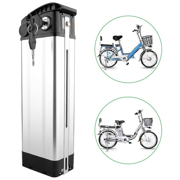 1pcs Bike Battery Case Aluminum Lithium Battery Box For Electric Bike 36v/48v Large Capacity Holder Case