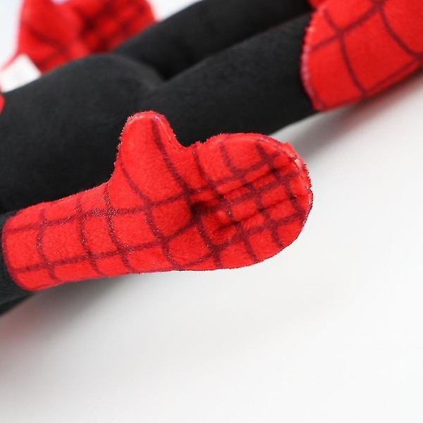 33cm Spider Man Plyschdocka Spiderman Plyschdocka För Barn Halloween Julgåva Black