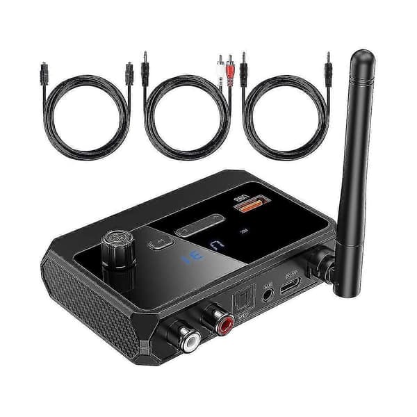 Bluetooth-adapter for stereomottaker - Bluetooth 5.3-mottaker, trådløs lydadapter for hjemmestereo