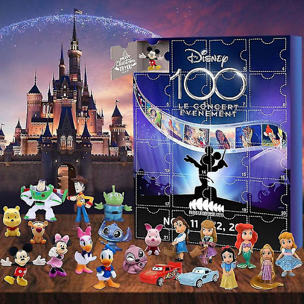 Gave Mickey Julekalender Legetøj Disney Mickey Minnie Blind Box Juguetes Advent Overraskelse Legetøj Børnegaver Style 2